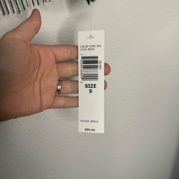 Cropped metallic fringe lace jacket - Picture 4 of 4